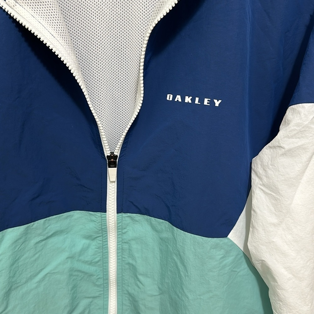 Oakley Tn Racing Windbreaker Zip Up Jacket size M - Picture 3 of 4